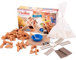 Teifoc® Bouwdoos - Windmolen - Inclusief Cement Kom, Troffel en Cement