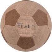 voetbal Rewild 23,5 cm jute/rubber bruin