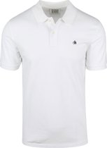 Scotch and Soda - Pique Polo Wit - XL - Slim-fit