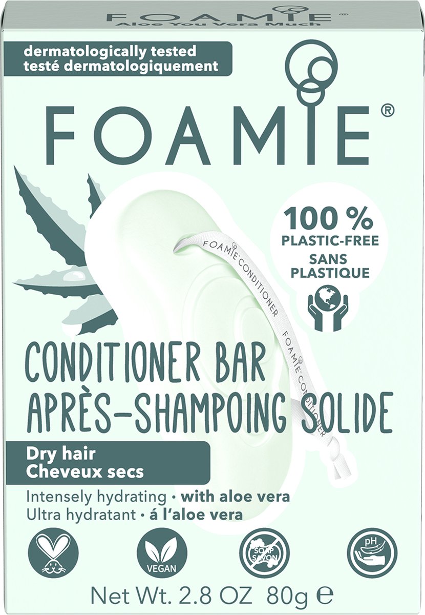 Foamie - Conditioner Bar - Aloe You Vera Much - 80 gr
