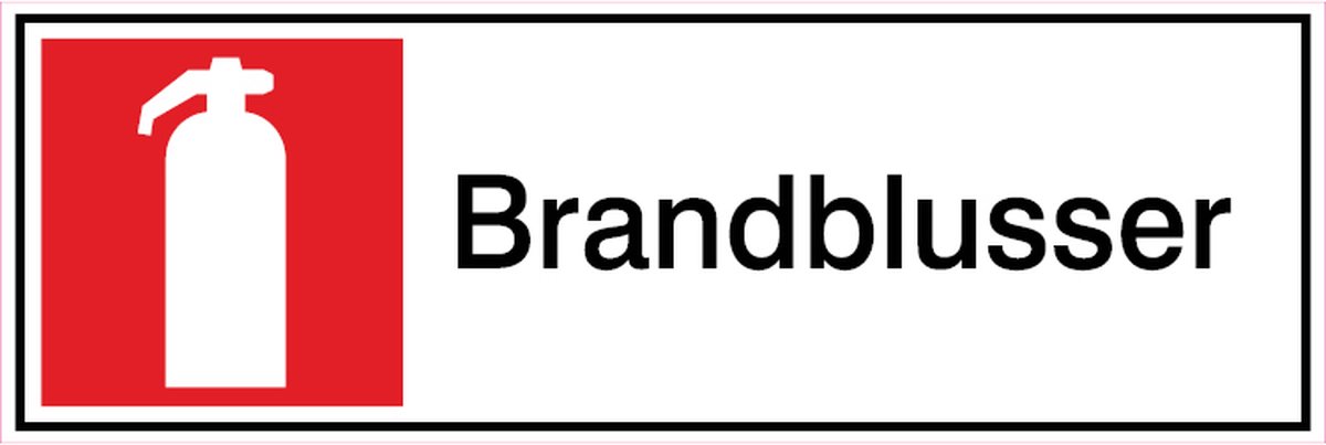 Sticker Brandblusser d5150