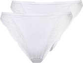 Slipje rio Ten Cate lace-Wit-M