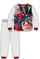 Spiderman pyjama - grijs - Marvel Spider-Man pyjamaset - maat 104