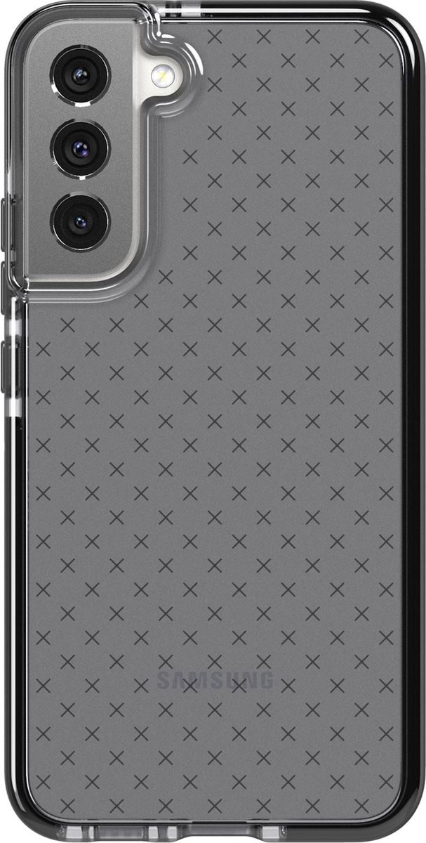 Tech21 Evo Check Backcover hoesje - Smokey Black - Geschikt voor Samsung Galaxy S22 Plus