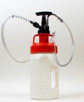 Oilsafe pompkan 3 liter compleet met kleurcodering oranje utility deksel en hevelpomp
