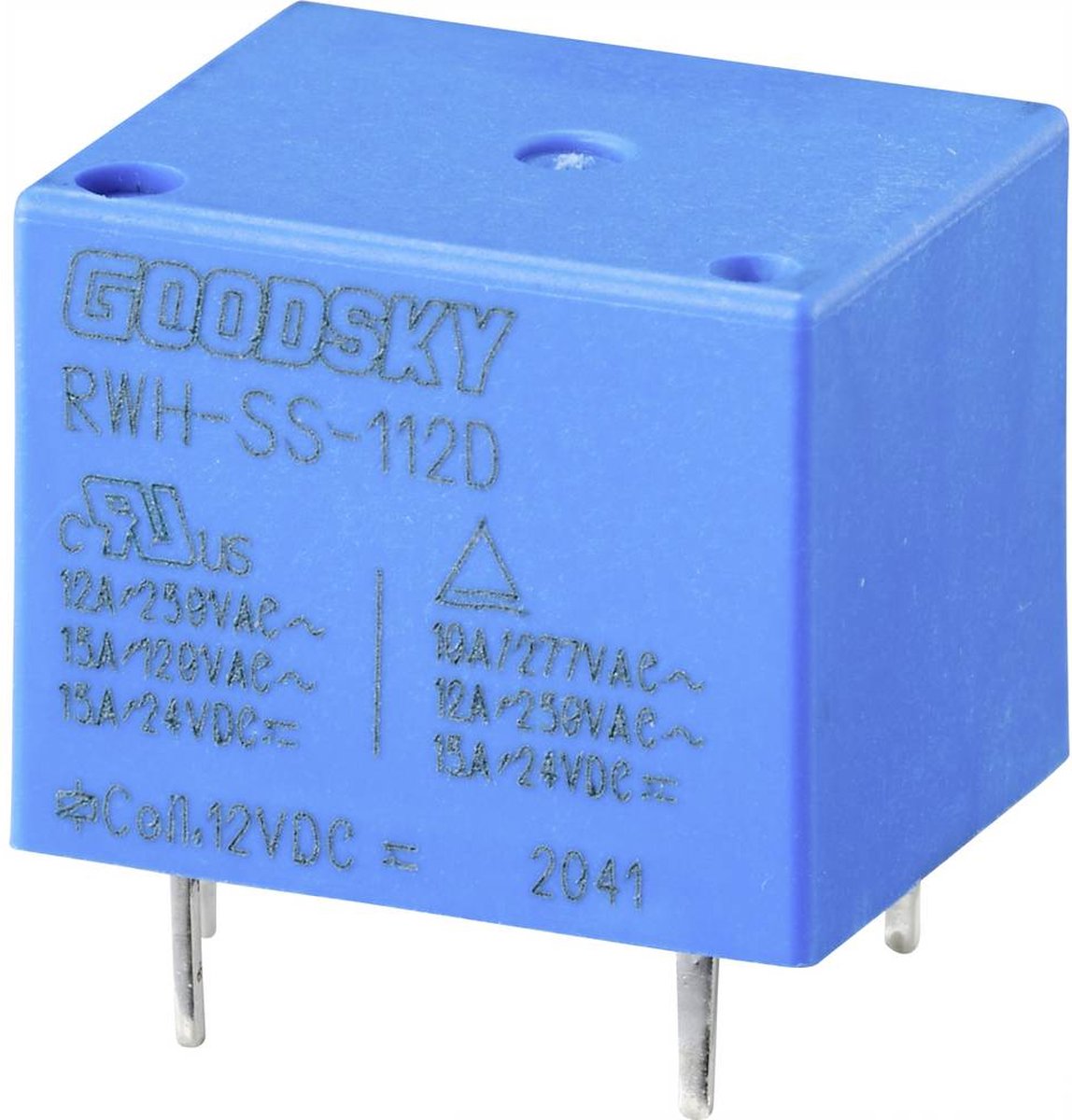 GoodSky RWH-SS-112D Printrelais 12 V/DC 15 A 1x wisselcontact 1 stuk(s) Tray