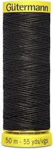 Gutermann creativ linnen naaigaren - col 7202 zwart - klosje 50 m draad - garen - linen thread