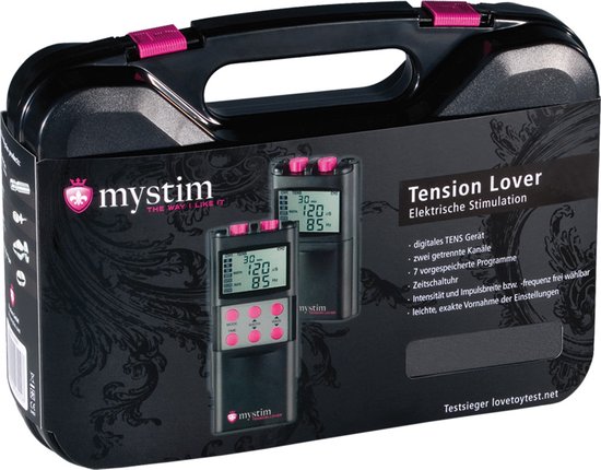 Mystim Tension Lover TENS Unit Kit - The Tool Shed: An Erotic Boutique