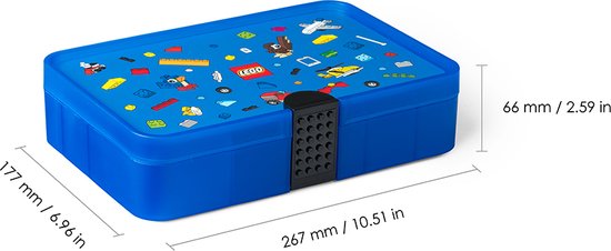 Lego Classic Opbergbox - Sorteerbox - Sorteerkoffer - Vakjes - - 27x18cm | bol.com