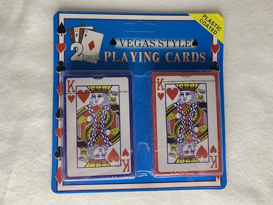 Thumbnail van een extra afbeelding van het spel Speelkaarten Vegas Style 2 pack Pokerkaarten standard version