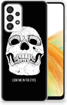 Silicone Case Geschikt voor Samsung Galaxy A33 5G Telefoonhoesje Skull Eyes