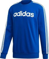 adidas Performance E 3S Crew Fl Sweatshirt Mannen blauw Xs