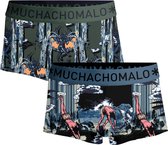 Muchachomalo-2-pack onderbroeken voor mannen-Elastisch Katoen-Boxershorts - Maat XL