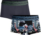 Muchachomalo-2-pack onderbroeken voor mannen-Elastisch Katoen-Boxershorts - Maat XXXL