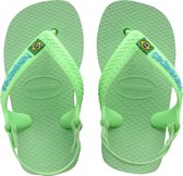 Havaianas Baby Brasil Logo Unisex Slippers - Green Garden -  - Maat 22