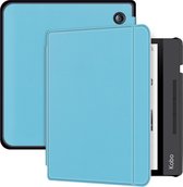 Hoesje geschikt voor Kobo Libra H2O E-reader - iMoshion Slim Hard Case Bookcase - Lichtblauw