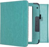 Hoesje geschikt voor Kobo Libra 2 E-reader - iMoshion Vegan Leather Bookcase - Ook geschikt voor Tolino Vision 6 - Lichtblauw