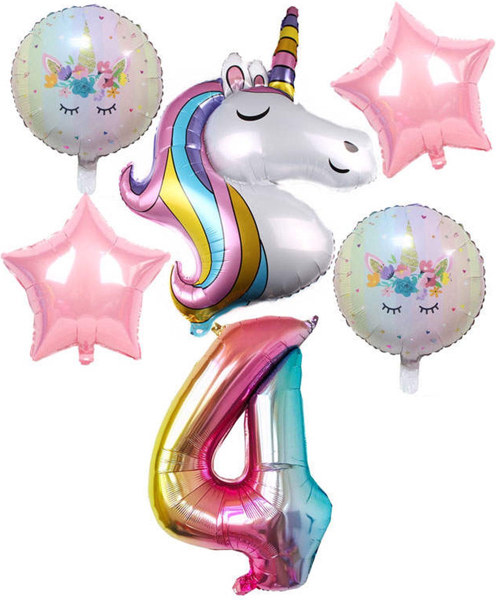 Ballon Licorne Anniversaire Princesse 3 Ans