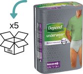 5 pakken Depend Pants Normal - L/XL Incontinentie - 5 x 9 stuks - 45 Incontinentiebroekjes
