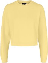 Pieces Trui Pchesa Ls O-neck Cropped Knit Bc 17122290 Pale Banana Dames Maat - M