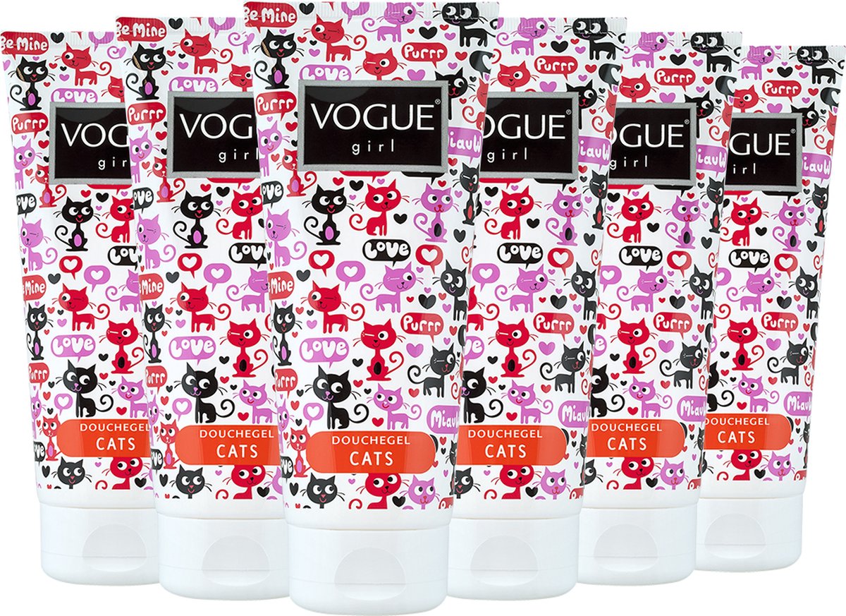 Vogue 6x Girl Parfum Douche Cats 200 ml