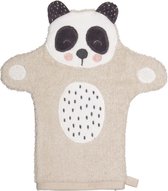 Sodahl washandje Penny Panda - organisch katoen (GOTS) - 11x21 cm - grijs