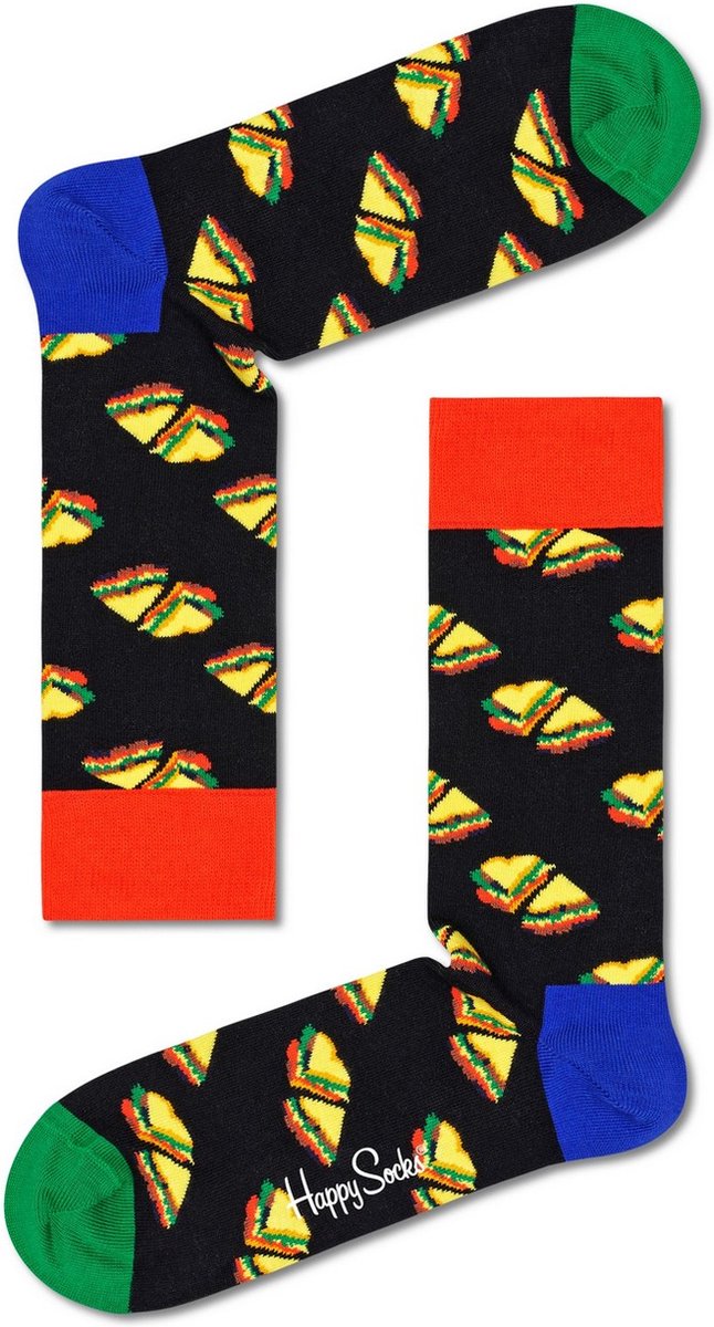 Happy Socks Love Sandwich Sock - unisex sokken - Unisex - Maat: 36 - 40