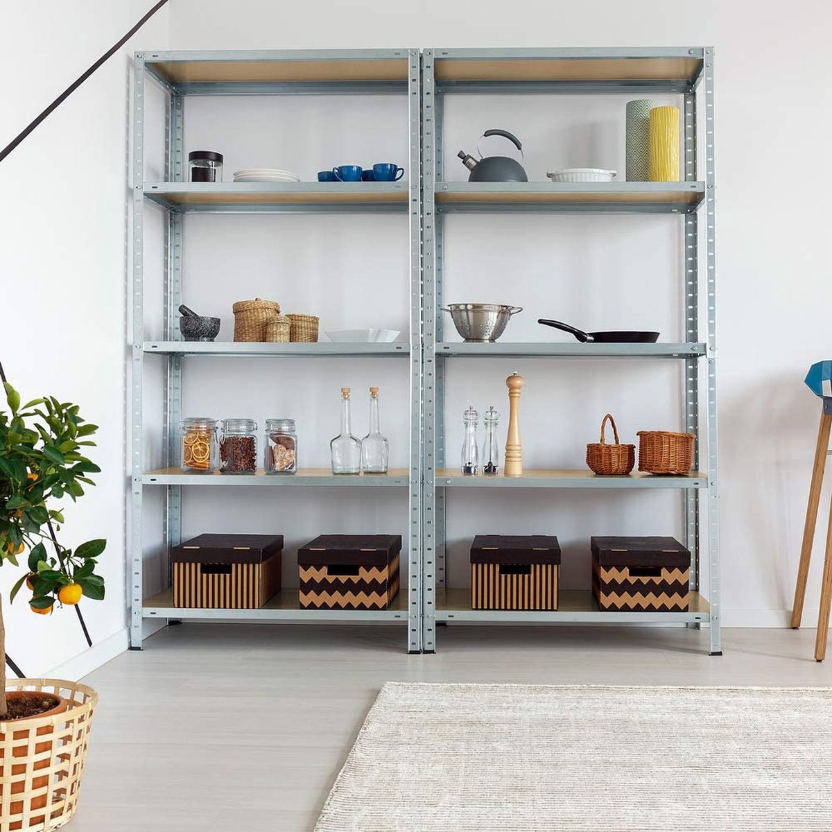 Zwaar Metalen Opbergrek 180x90x40 Cm Aanbieding bij GAMMA