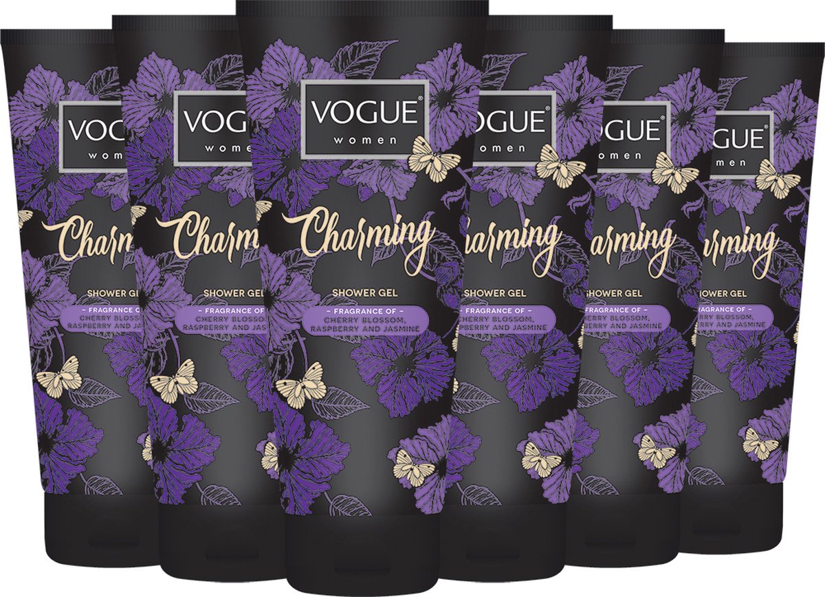 Goedkoopste 6x Vogue Charming Douche Gel 200 ml