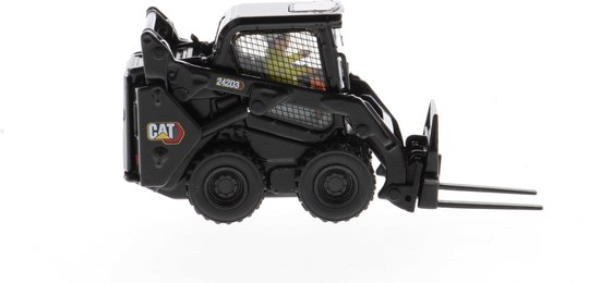 Cat 242D3 Skid Steer Loader - Special edition in het zwart - 1:50 - Diecast Masters - High Line Series