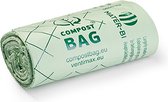 Composteerbare afvalzakjes – 20L – Biologisch afbreekbaar – Europees gecertificeerd – Biobased materiaal
