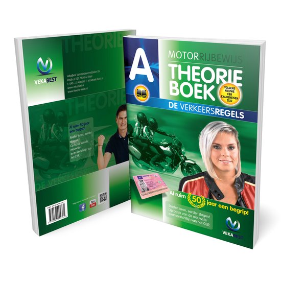 Motor Theorieboek 2022 - CBR Motor Theorie Leren - Rijbewijs A - VekaBest - VekaBest