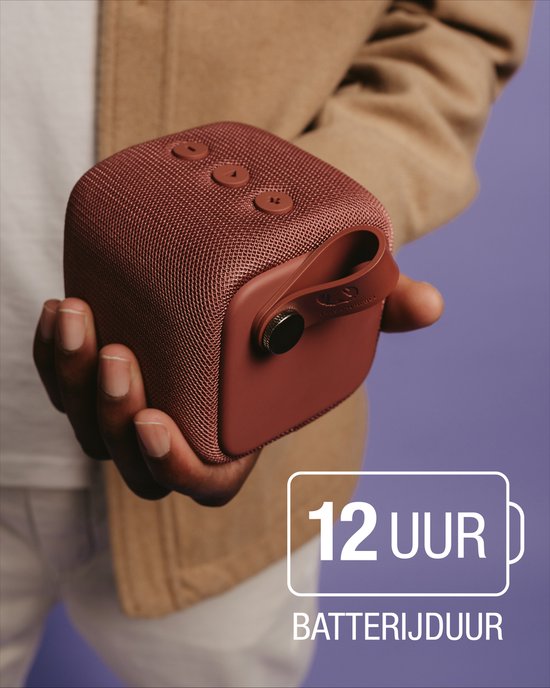 Fresh \'n Rebel - Red speaker | Safari Draadloze Rockbox - bol Bluetooth S - Bold