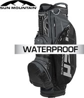 Sun Mountain H2NO Lite Waterdichte 14-Vaks Cartbag, zwart/antraciet