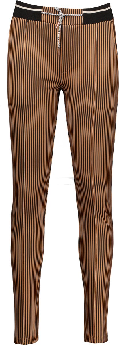 NoBell meiden joggingbroek SeclerB met strepen Hazelnut