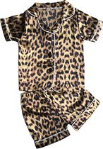 Leopard Pyjama - Luipaard Pyjama - Kinderpyjama - Pyjamaset - Meisjes - Shortama - Lounge wear - Luipaard Setje - Pyjamaset - Zomer Pyjama - Slaapset - Slaapkleding - Nachtkleding