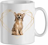 Mok chinese crested 6.4| Hond| Hondenliefhebber | Cadeau| Cadeau voor hem| cadeau voor haar | Beker 31 CL