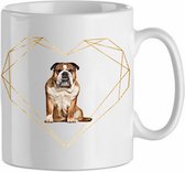 Mok Engelse bulldog 9.4| Hond| Hondenliefhebber | Cadeau| Cadeau voor hem| cadeau voor haar | Beker 31 CL