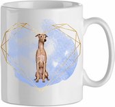 Mok Italian Greythound 2.5| Hond| Hondenliefhebber | Cadeau| Cadeau voor hem| cadeau voor haar | Beker 31 CL