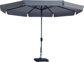 Madison - Parasol Syros - Rond - 350cm - Taupe