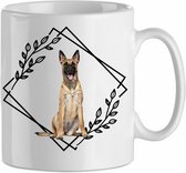 Mok Belgian Malinois 5.1| Hond| Hondenliefhebber | Cadeau| Cadeau voor hem| cadeau voor haar | Beker 31 CL