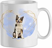 Mok Border collie 7.2| Hond| Hondenliefhebber | Cadeau| Cadeau voor hem| cadeau voor haar | Beker 31 CL
