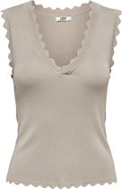 JdY JDYMETTE LIFE S/L V-NECK TOP KNT Dames Trui - Maat M