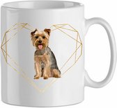 Mok Yorkshire Terrier 1.5| Hond| Hondenliefhebber | Cadeau| Cadeau voor hem| cadeau voor haar | Beker 31 CL