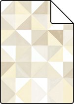 Proefstaal Origin Wallcoverings behang kubisme beige - 346907 - 26,5 x 21 cm