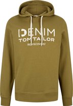 TOM TAILOR hoody with print Heren Trui - Maat S