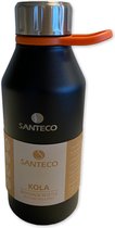 Santeco - Design Thermosfles Kola warm/koud - 350ml - dubbelwandig - Zwart