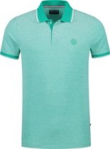 Chris Cayne - Polo - Heren - Polo Shirt - Groen/Wit - 2Tone - Maat M