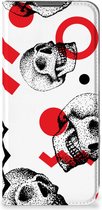 Bookstyle Case Nokia G11 | G21 Smart Cover Skull Red