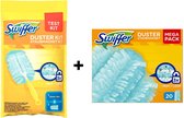 Swiffer Duster – Kit de démarrage – Poignée Swiffer Duster – Recharges 20 pièces – Recharges Swiffer Duster comprenant une poignée Swiffer Duster – Aimant anti-poussière – Chiffons anti-poussière